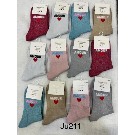 Chaussettes Amour coeur