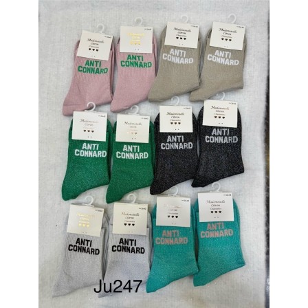 CHAUSSETTES PAILLETTES ANTI CONNARD