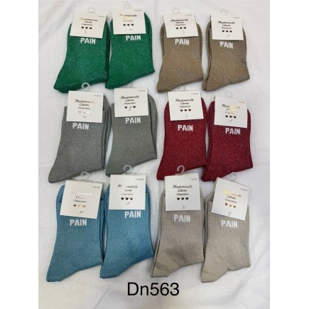 CHAUSSETTES PAILLETTES PAIN