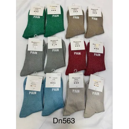 CHAUSSETTES PAILLETTES PAIN