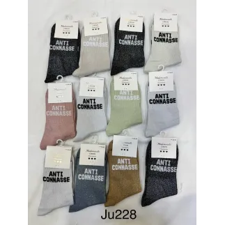 CHAUSSETTES PAILLETTES ANTI CONNASSE