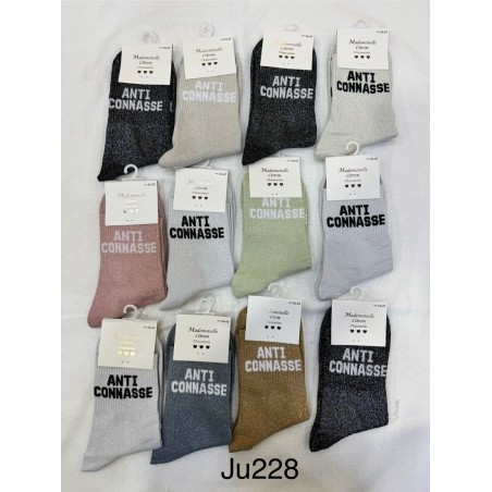 CHAUSSETTES PAILLETTES ANTI CONNASSE