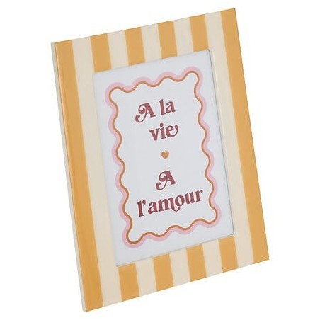 Cadre photo A la vie à l'amour