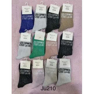 Chaussettes Paillettes Les Copine c'est la vie