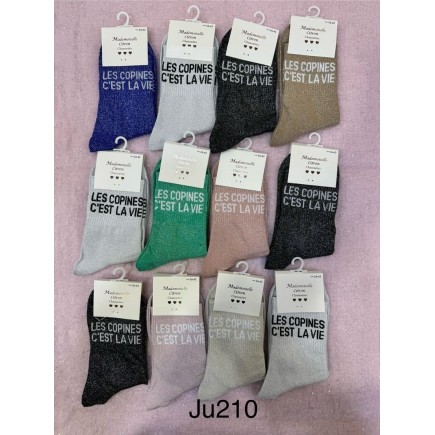 Chaussettes Paillettes Copine c'est la vie