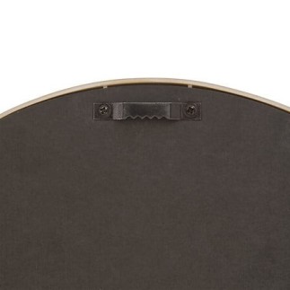 Miroir forme organique Reza 33 x 25 cm plastique beige