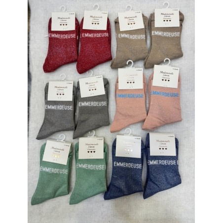 Chaussettes Paillettes Emmerdeuse