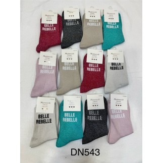 Chaussettes Paillettes belle et rebelle