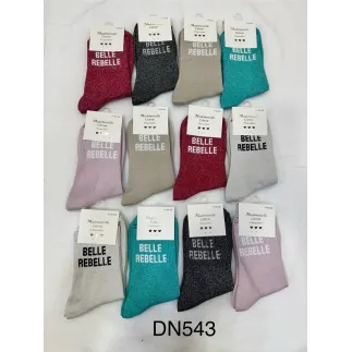 Chaussettes Paillettes belle et rebelle