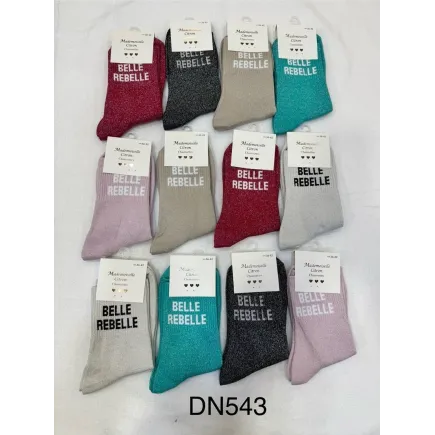 Chaussettes Paillettes belle et rebelle