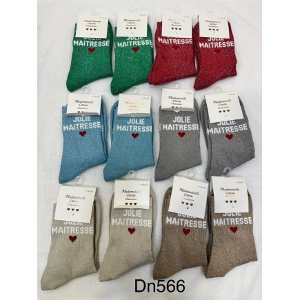 Chaussettes Paillettes Jolie Maitresse