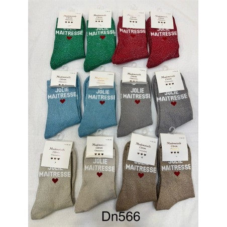 Chaussettes Paillettes Jolie Maitresse