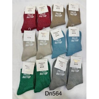 CHAUSSETTES PAILLETTES FILLE AU TOP