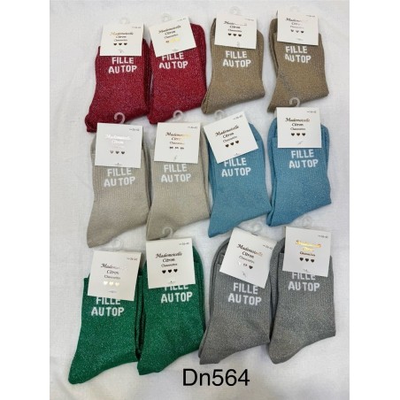 CHAUSSETTES PAILLETTES FILLE AU TOP