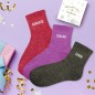 Coffret trio chaussettes paillettes bombasse