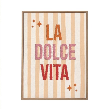 Toile tuftee la dolce vita