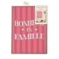 Toile tuftee bonheur en famille Toile tuftee bonheur en famille