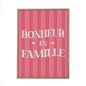 Toile tuftee bonheur en famille Toile tuftee bonheur en famille