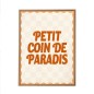 Toile tuftee petit coin de paradis Toile tuftee petit coin de paradis