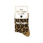 Chaussettes paillettes leopard sauvage