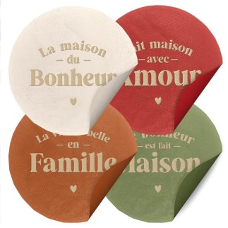 Set de table à paillettes brodés