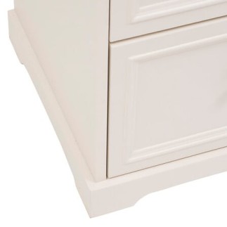 Commode 3 tiroirs Mohea ivoire