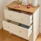 Commode 3 tiroirs Mohea ivoire