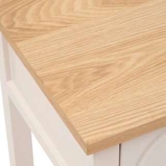 Console 2 tiroirs Mohea ivoire