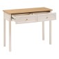 Console 2 tiroirs Mohea ivoire Console 2 tiroirs Mohea ivoire