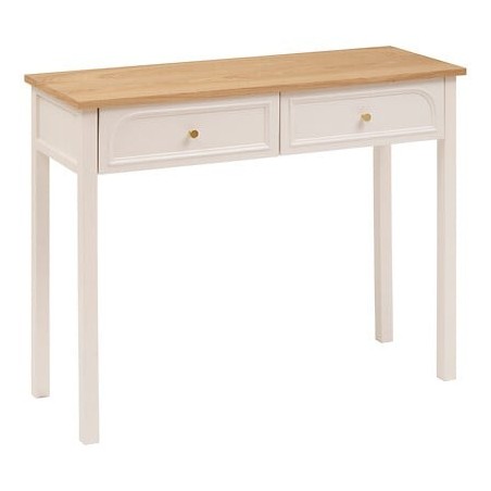 Console 2 tiroirs Mohea ivoire