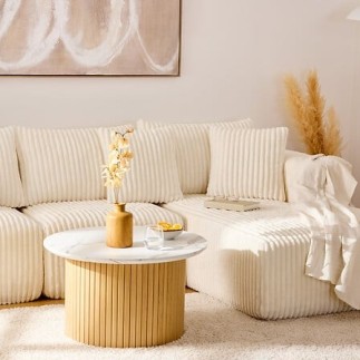 Table basse tasseaux Homelya 70 cm