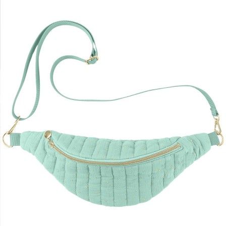 Banane Gaze De Coton Bleu Clair Banane Gaze De Coton Bleu Clair