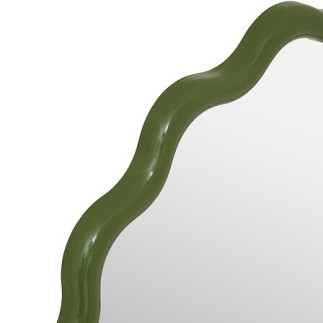 Lot de 3 miroirs vague Judy ronds coloré pas cher