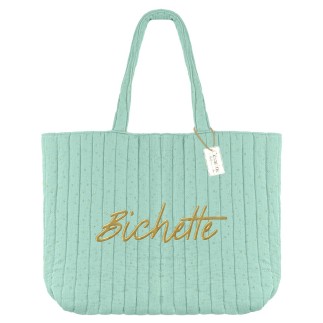 Sac shopping Bichette bleu