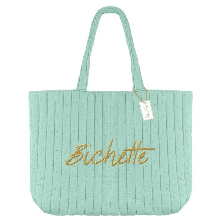 Sac shopping Bichette bleu
