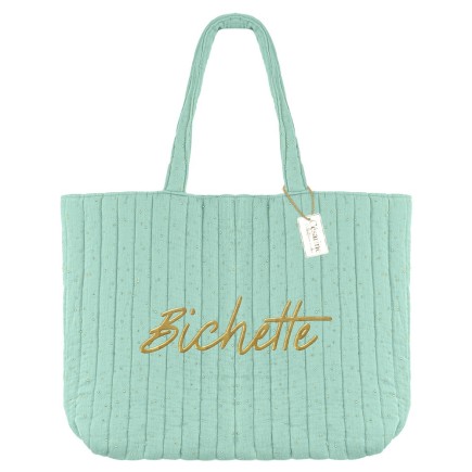 Sac shopping Bichette bleu