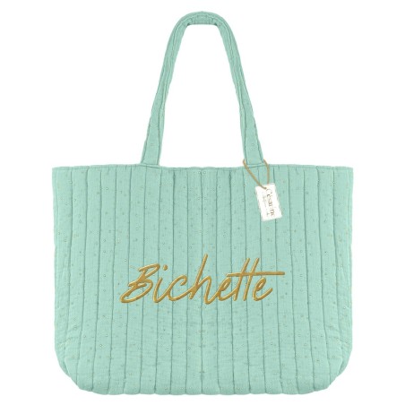 Sac shopping Bichette bleu