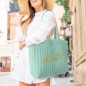 Sac shopping Bichette bleu