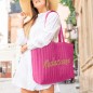 Sac shopping Audacieuse rose