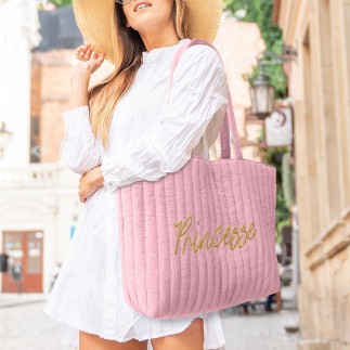 Sac shopping Princesse rose