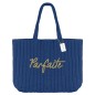 Sac shopping Parfaite bleu