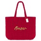 Sac shopping Amour Rouge Sac shopping Amour Rouge