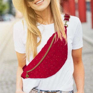 Banane Gaze De Coton Rouge