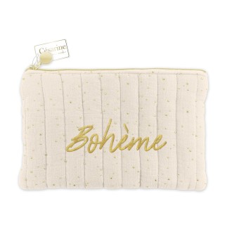 Pochette Bohème beige