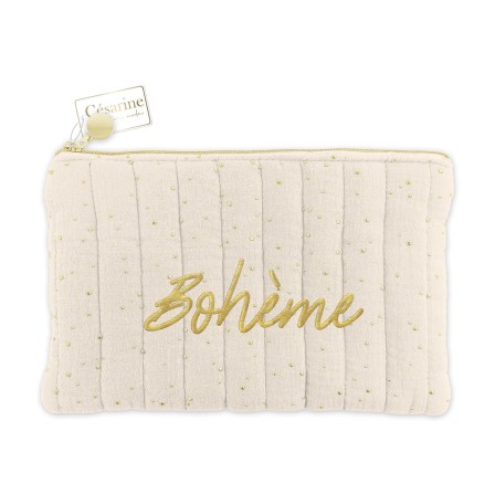 Pochette Bohème beige