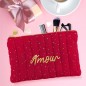 Pochette Amour rouge