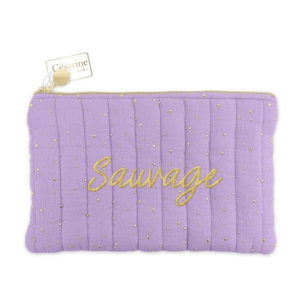 Pochette Sauvage violet