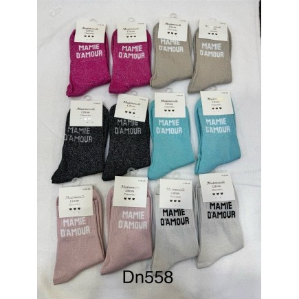 Chaussettes Paillettes Mamie d'amour