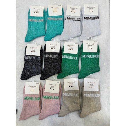 CHAUSSETTES PAILLETTES MERVEILLEUSE