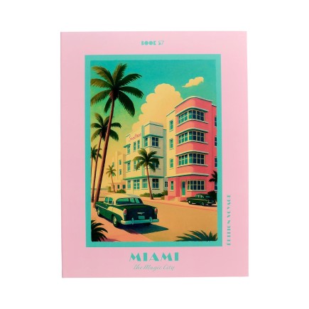LIVRE RANGEMENT DECO MIAMI 33X25CM